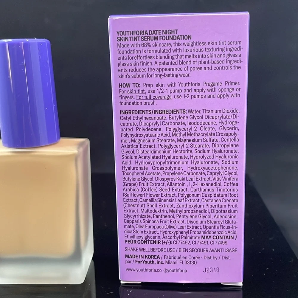 Youth Foria Skin Tint Serum Foundation - Light #230